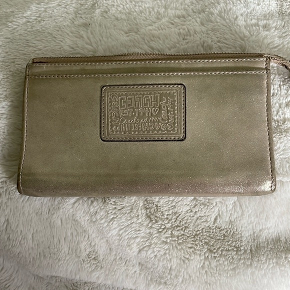 Gold Coach Wallet - Picture 1 of 6